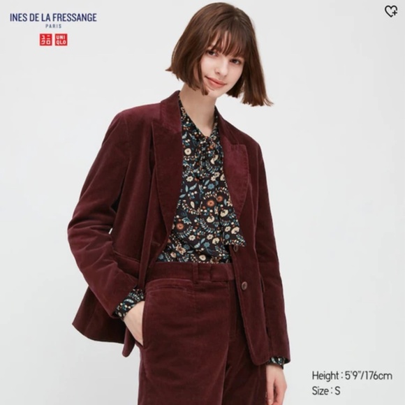 ines de la fressange Uniqlo velvet jacket - Picture 5 of 5